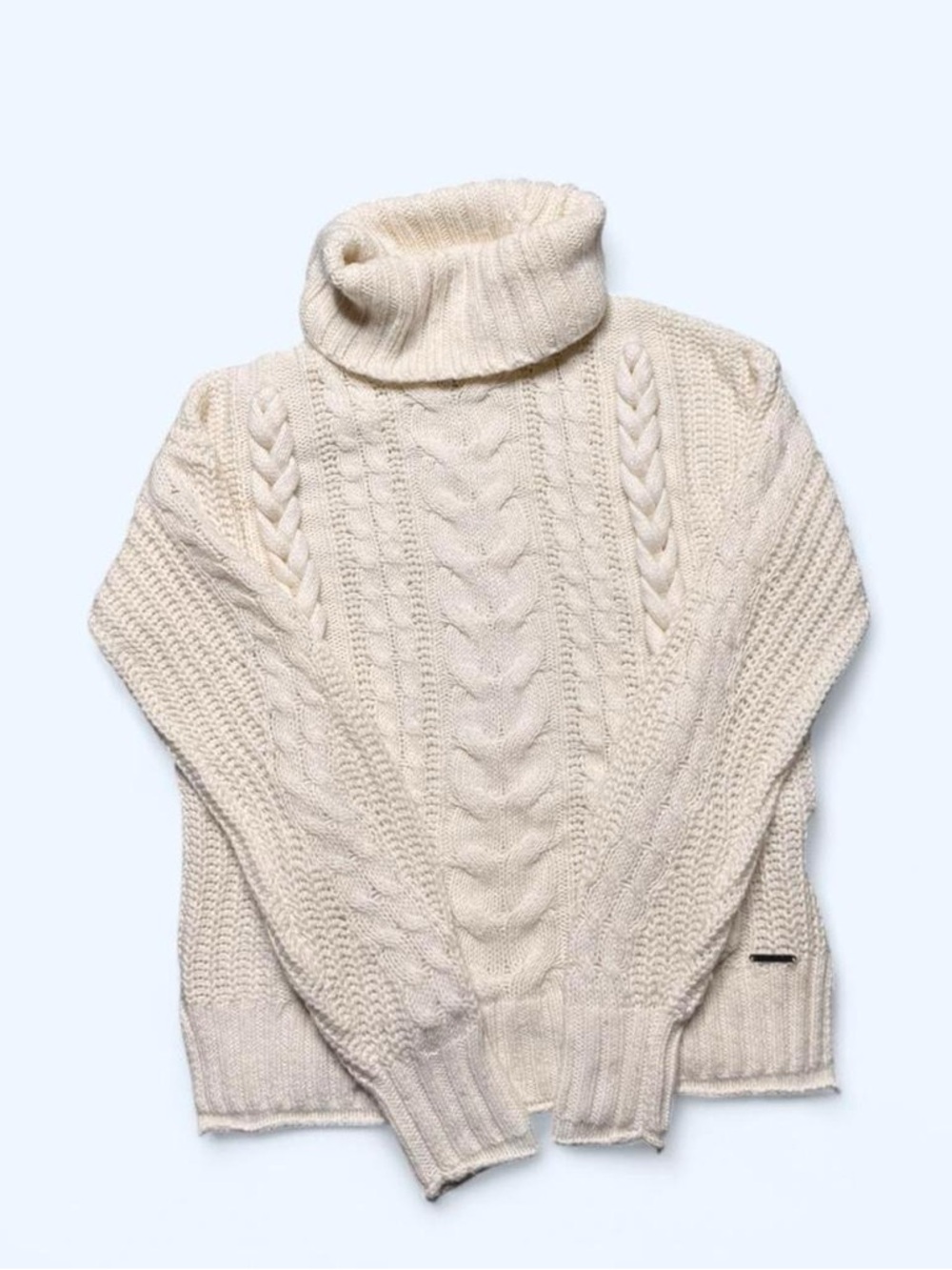 Abercrombie & Fitch Cable Knit Turtleneck Sweater